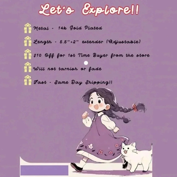 ▶ ENGRAVED PERSONALIZED CHARM- A to Z GOLD INITIAL BRACELET GIRL TEEN, ELDM22240 - Picture 2 of 16